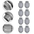 8Pcs 1/2In Connector NonMetallic Electrical Conduit Fitting Pvc