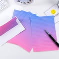 thumbnail image 4 of KAKOWELY 24pcs Creative Envelopes and Letter Papers Lovely Gradient Color Writing Stationery Envelope Set for School Office (8pcs Envelopes, 16pcs Letter Paper),8.27"X5.63"X0.04", 4 of 4