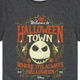 thumbnail image 3 of The Nightmare Before Christmas - Halloween Town Sign - Youth Short Sleeve Graphic T-Shirt, 3 of 5