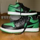 thumbnail image 5 of Ni-k-e Air Jordan 1 Low Lucky Green Black Men Classic Casual Shoes AJ1 553558-065, 5 of 6