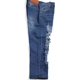 thumbnail image 3 of Mujer Patchwork Destroyed Raw Hem Jeans Ripped Hole Denim Pants26-blue26 Short, 3 of 5