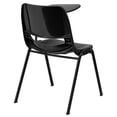 thumbnail image 4 of Bowery Hill Plastic Classroom Chair in Black with Left Arm Tablet, 4 of 5
