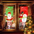 thumbnail image 4 of 2 Piezas Bandera de Tela de Feliz Navidad, Suministros de Decoración de Porche de Puerta de Navidad Adorno Colgante Bandera de Bandera de Papá Noel para Puerta, Ventana Colgante de Pared, 4 of 5