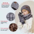thumbnail image 3 of 3en1 Gorro Bufanda Guantes Tejido Para Niños Frio Invierno, 3 of 6