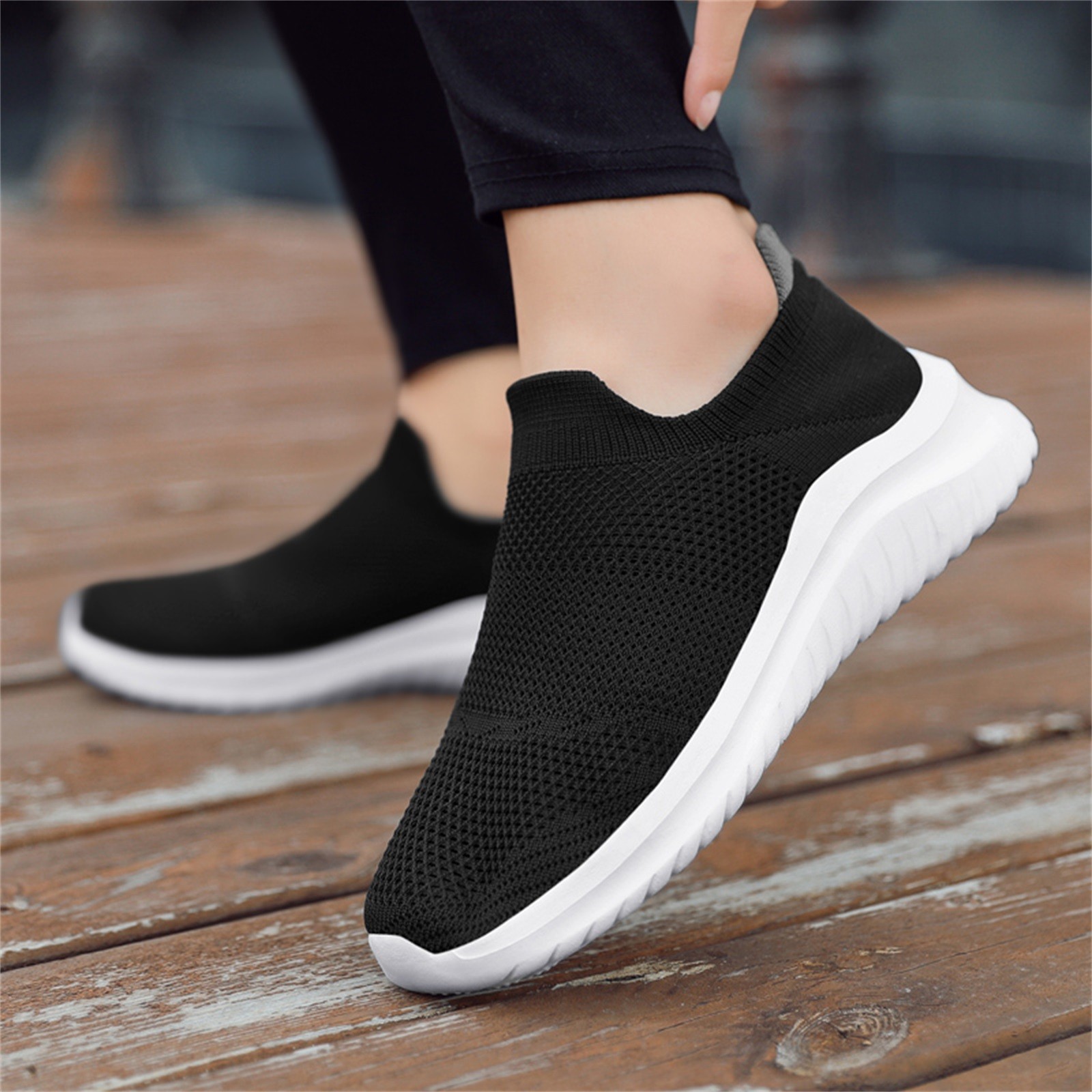 CBGELRT Shoes for Men Casual Men's Sneakers Work Tennis Shoes for Men Men's Versatile Lightweight Breathable Fashion Lace-up Men's Casual Sports Shoes Male Multi-Color 44 - image 3 of 8