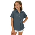 thumbnail image 3 of shoper T-Shirts for Girls Crew Neck Short Sleeve Casual Daily Back To School Shirt School Clothes for Girls, 3 of 6