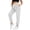 White, variant on XuJwPNcy Women Jogger Pants Lightweight Drawstring High Waist Cinch Bottoms Trousers Workout Running Pants with Pockets(White,X-Large)