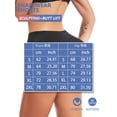 thumbnail image 4 of Women's Padded Butt Lifter Shaping Panties, Seamless Tummy Control Lace Boyshorts with Removable Pads Black, 4 of 5