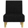 thumbnail image 2 of vidaXL Chaise Longue Black Fabric, 2 of 5