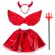 thumbnail image 1 of 1 juego de fiesta de halloween encantador demonio cosplay traje prop para niños, 1 of 6