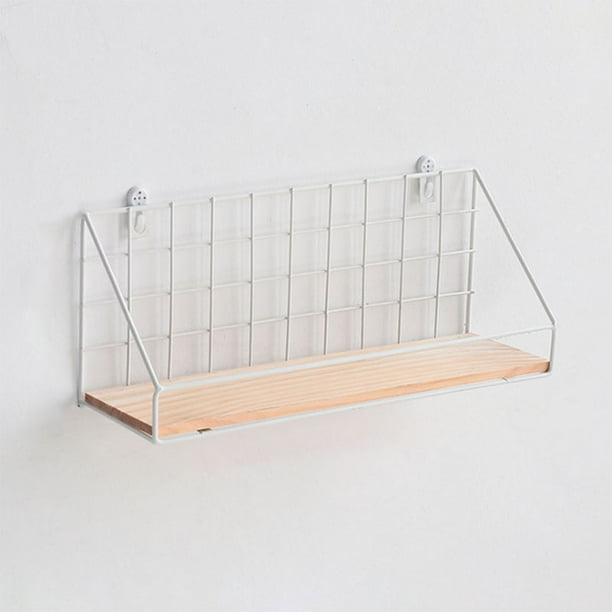 Wall Mounted Wire Rack Floating Shelves, Bathroom Wire Wall Shelves