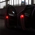 thumbnail image 5 of Riwesomey 1 par de luces de advertencia inalámbricas universales para puerta de coche, luz LED intermitente roja para puerta abierta, parpadeo de Bombillas para automóviles Riwesomey VI006225-00, 5 of 5