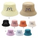 thumbnail image 5 of Sombreros de cubo Bordado Qarigey Gorras de pescador vintage Estampado en la playa, 5 of 6