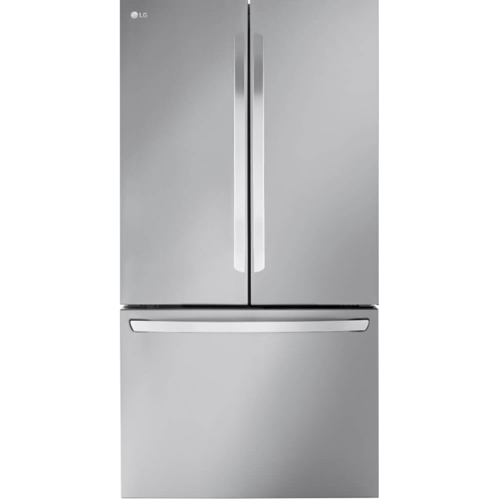 LG 27 cu ft. 3 Door French Door Counter Depth Refrigerator with Internal Water Dispenser LRFLC2706S