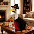 thumbnail image 5 of Sruoe Porch Goose Outfits, 23 Inch Porch Goose Clothes, Goose Clothes Dress, Duck Sculpture Clothes for Lawn Statue Cement Statue Yard Patio Party Decoration, 5 of 7