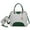 CP-Green, variant on MKF Collection Gabriella Circular Print Women Tote Bag & Wristlet Wallet, Vegan Leather Handbag for Travel Work and School by Mia K - Green