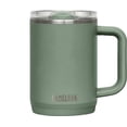 thumbnail image 1 of CamelBak Thrive Taza a prueba de fugas de 16 oz, acero inoxidable aislado - Para viajes, café, té, bebidas calientes - A prueba de derrames - Compatible con portavasos, musgo, 1 of 5