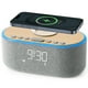 thumbnail image 1 of Despertador, radio FM, Bluetooth, cargador inalámbrico, estéreo de 10 W, 1 of 7