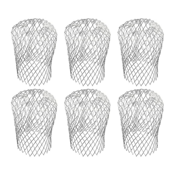 6x Guardia de cunas de protección, protectores de malla de malla protectores de brote de cilindro del filtro de filtro de cilindros para