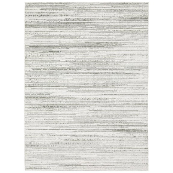 Oriental Weavers Montecito Area Rug - 4154W - 7'10" x 10'10" - in White/ Gray - Modern Style, Stain Resistant, Family and Pet Friendly , Dining, Living Room Rug