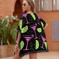 thumbnail image 4 of Margaritas-1 Beach Cover Ups for Women Bathing Suit Cover Up Lace Bikini Swimsuit Coverup Beach Dress Shirt One Size, 4 of 6