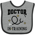 thumbnail image 3 of Inktastic Future Doctor in Training Boys or Girls Baby Bib, 3 of 4