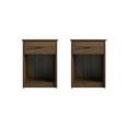 Mainstays Classic Nightstand with Drawer, Walnut