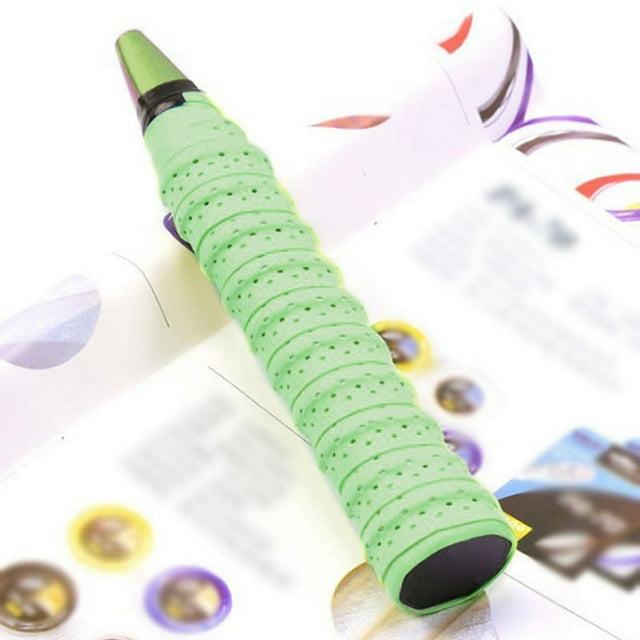 GLFILL Sweat Absorbing Handle Grip Tape Racquet Badminton Insulation Over Grip Polyurethane Racket Roll Squash Tennis Chartreuse