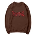 thumbnail image 5 of Xuyuer Women Long Sleeve Mama Sweatshirts Oversized Crewneck Pullover Hoodless Casual Knit Graphic Mom Tops, 5 of 5