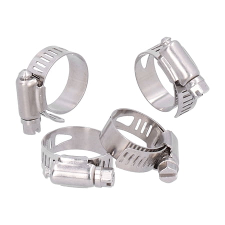 Herwey Practical 4Pcs Hose Clamp Multi‑Function Iron Width Adjustable ...