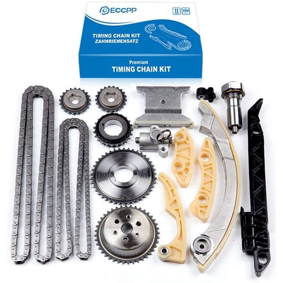 ECCPP Timing Chain Kit for 11-15 Buick LaCrosse Regal Verano 2.4L L4 DOHC Fits select: 2010-2015 CHEVROLET EQUINOX LT, 2011-2013 CHEVROLET MALIBU 2LT