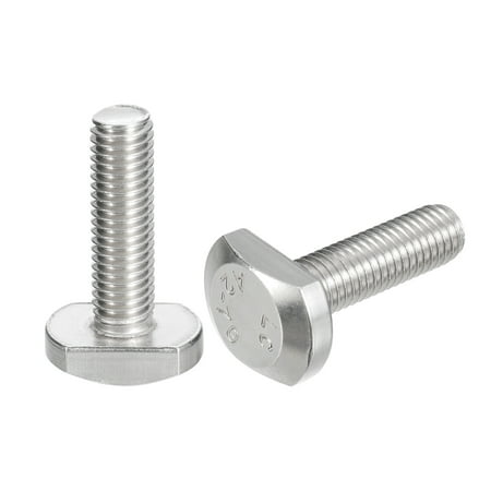 

T-Slot Bolts 2 Pack M10x35mm Drop-in Stud Sliding Bolts 304 Stainless Steel