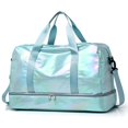 thumbnail image 2 of Sac de Sport de Voyage pour Gym Femmes Filles Sac Week-End Sacs de Sport avec Compartiment à Chaussures Poche Humide Rose, 2 of 7