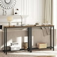 thumbnail image 2 of Narrow Console Table for Entryway - Rustic Industrial Design, 2 of 9
