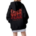 thumbnail image 3 of Tisuna Letter Print Hoodies For Womens Casual Long Sleeve Pullover Tops Breathable Sweatshirts Going Out Fall Winter Outfits Size L, 3 of 9