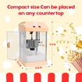 thumbnail image 3 of Popcorn Maker with Party Lights, 3-Minute 5-Person Popcorn, One-Touch Dump, Non-Stick Stainless Steel, Child-Friendly Kitchen Appliance, 3 of 6