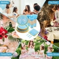 thumbnail image 2 of 350 Pcs White Plates and Napkins Party Supplies for 50 Guests Wedding Disposable Tableware Include Scalloped Plates Paper Napkin Cup Spoon Fork Knife for Wedding, Birthday, 2 of 6