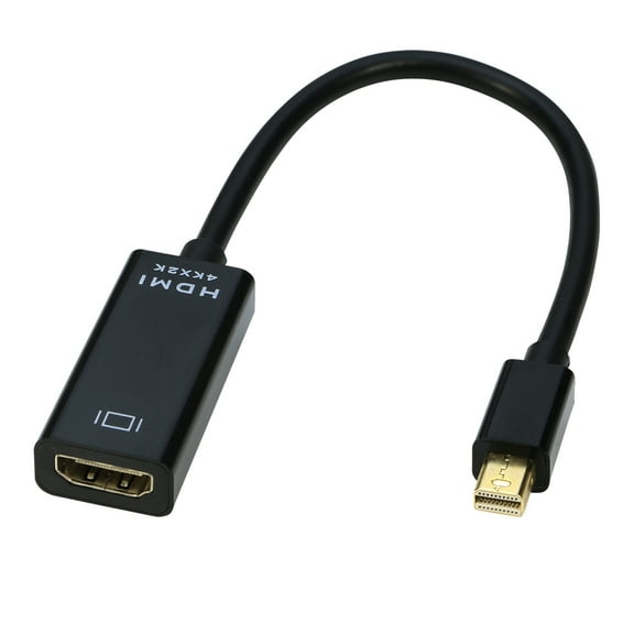 Mini DisplayPort to HDMI Adapter 4K, iXever Mini DP to HDMI Female Video Converter Adapter,Thunderbolt 1, 2 Compatible, For Apple MacBook, MacBook Pro, MacBook Air, iMac