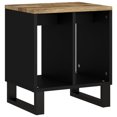 thumbnail image 3 of Mesa auxiliar vidaXL de madera maciza de mango con compartimentos abiertos, 3 of 9