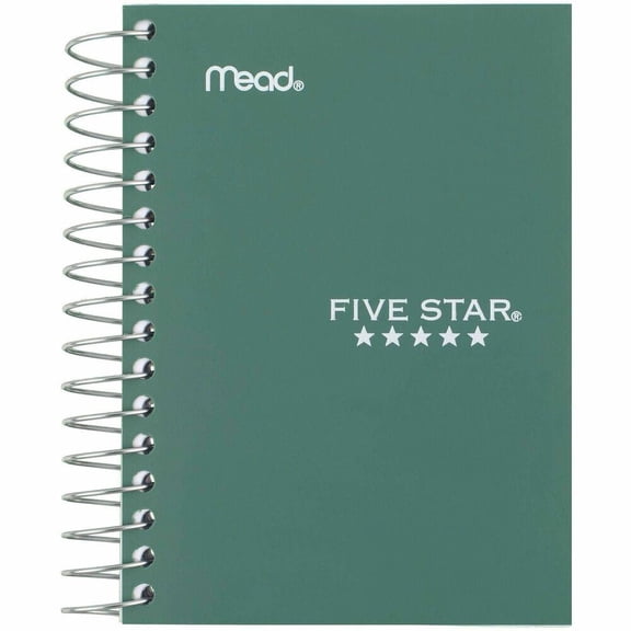 Five Star Fat Lil' College Ruled Wirebound Notebook, 5 1/2" x 4", Color Choice Will Vary (45377)