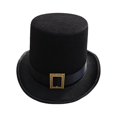 thumbnail image 1 of negro, sombrero de baile, sombrero de fiesta gótico, sombrero de vestir, sombreros de copa steampunk, 1 of 8