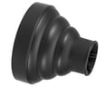 thumbnail image 3 of Difusor de silicona plegable para secador de pelo, ideal para cabello rizado, boquilla universal de 45 cm, perfecto para viajes, color negro., 3 of 5