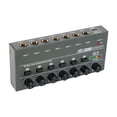 thumbnail image 2 of Mezclador de audio Mezclador de sonido portátil 6 Interfaz USB estéreo Mini mezclador de audio profesional para grabación de estudio, 2 of 7