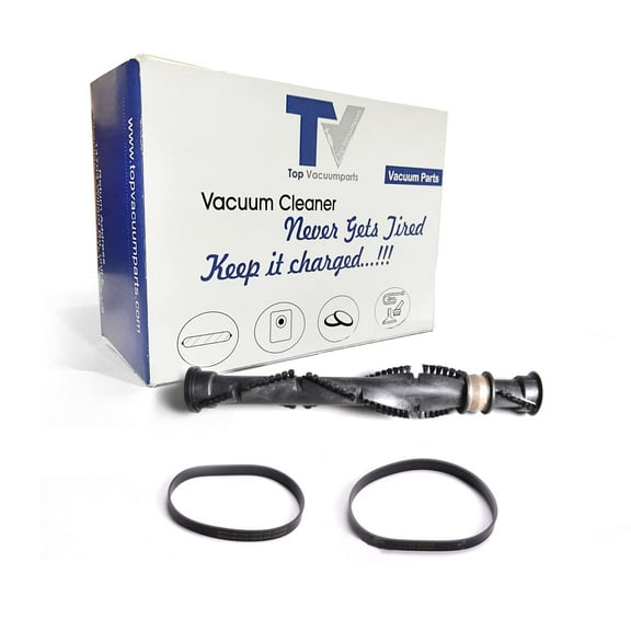 Replacement Part For Bissell Model 98N4, 92L3P, 92L3W, 92L3C, 92L31 Pet Power Groom Brushroll with 2Pk Style 7, 9, 10, 12, 14 Flat Belts