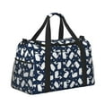 thumbnail image 2 of Xecao Swan Pattern ​Lightweight Crossbody Weekender Bag Mesh Side Pockets Padded Handles Sports Outdoor Gear Organizer, 2 of 7