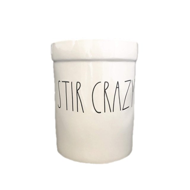 Rae Dunn STIR CRAZY ceramic utensil crock utensil holder kitchen storage