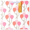 thumbnail image 2 of American Greetings 15 in. Jumbo White Birthday Square Bag with Hang Tag, Pink Balloons (1-Count), 2 of 4