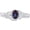 Alexandrite, variant on 1 to 6 Carat Oval Platinum LAB GROWN Gemstone and LAB GROWN Diamond Engagement Ring (1ct Center, AAAA Heirloom Quality) Emerald 1 Carat Size: 6.5
