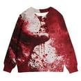 thumbnail image 5 of KPOPLK girls Girls Hoodies Cute Cat Ear Long Sleeve Sweatshirts(7-8 Years,Wine), 5 of 6
