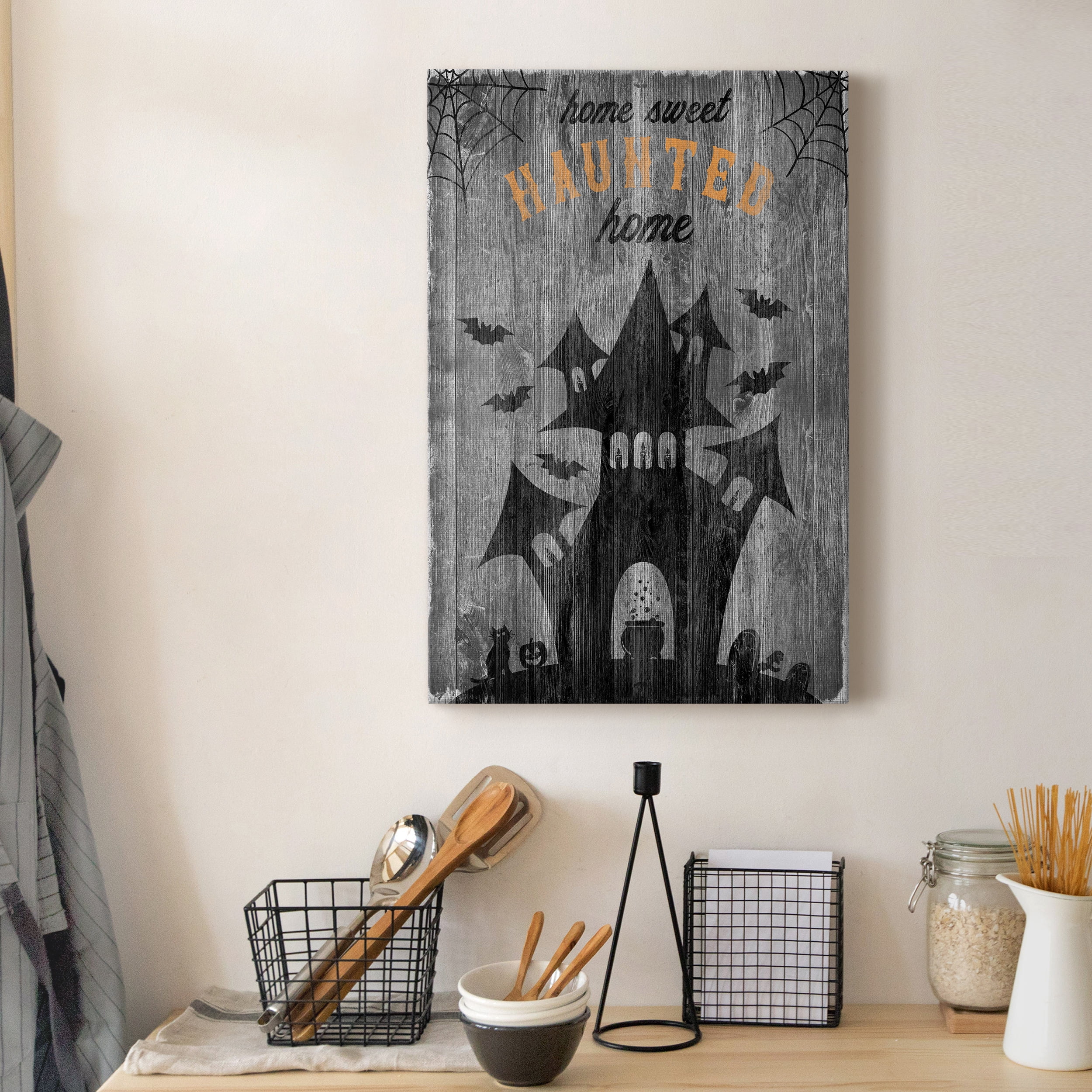 Haunted House Premium Gallery Wrapped Canvas - Ready to Hang - 8 x 12